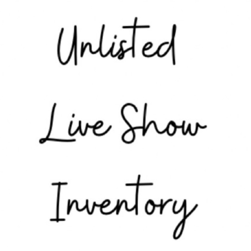 RANDOM FASHION PIECES TO BE SHOWN ON LIVE!